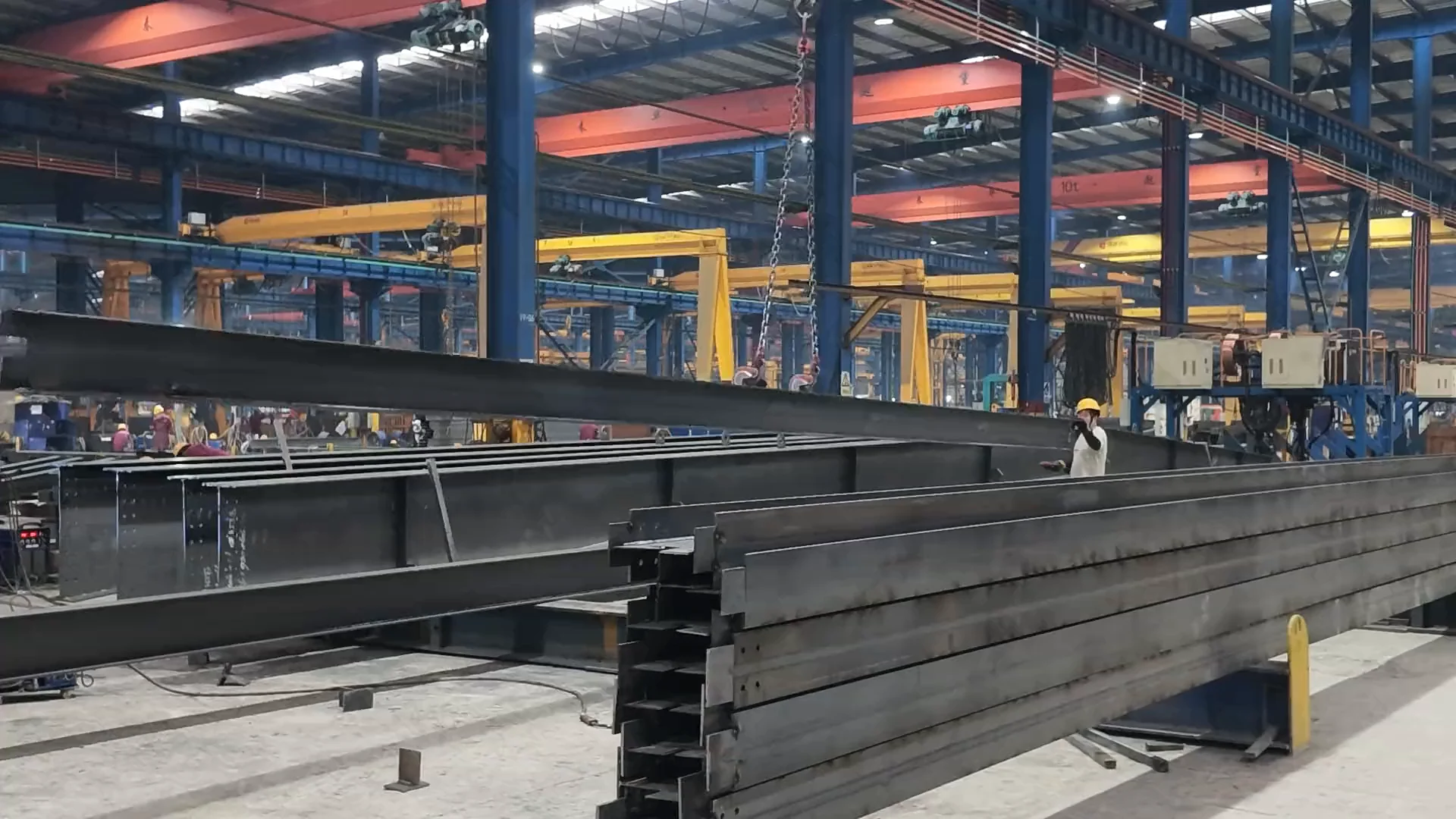 Tapak pembinaan keluli, imej rujukan industri